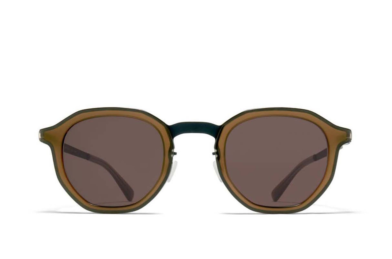 サングラス Mykita SS25 Unisex SUNGLASSES (MMECHO002 307 BROWN) SAWYER SUN | MYKITA | ACETATE SUN | Designer MYKITA sunglasses