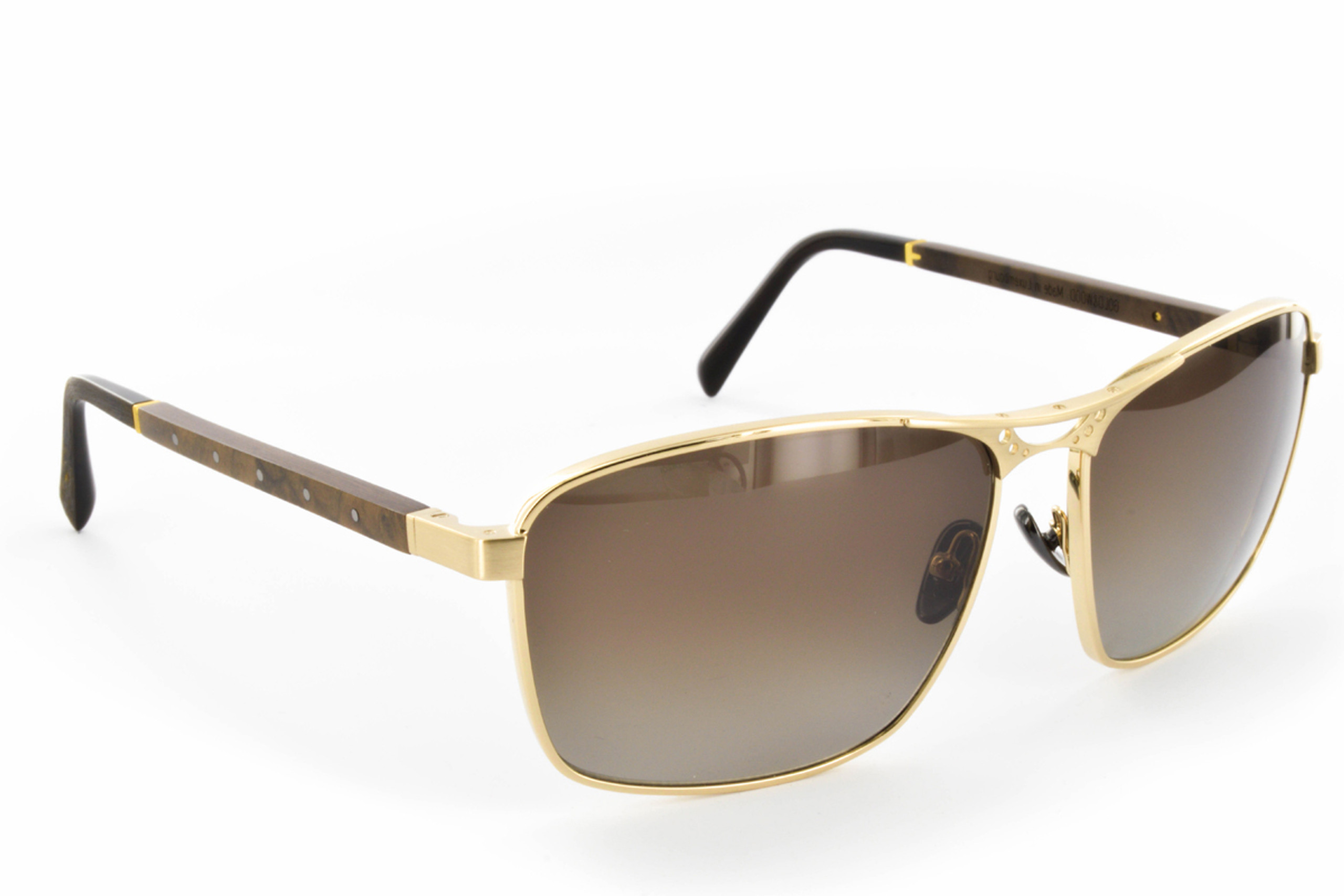 BORN ESSENTIALS SUN | Gold & Wood | Solar Line | Luxury Eyewear