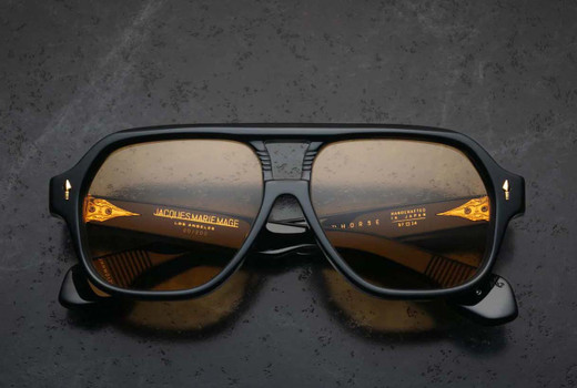 Last Frontier WILDHORSE SUN, Jacques Marie Mage Designer Eyewear, limited edition eyewear, artisanal glasses, collector spectacles