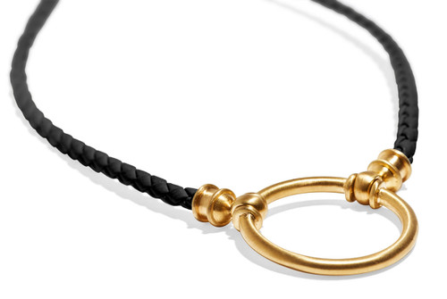 THE SIMON IN BLACK WITH GOLD | LA LOOP | Designer LA LOOP