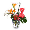 EXOTIC FLORAL VASE of Fresh Flowers