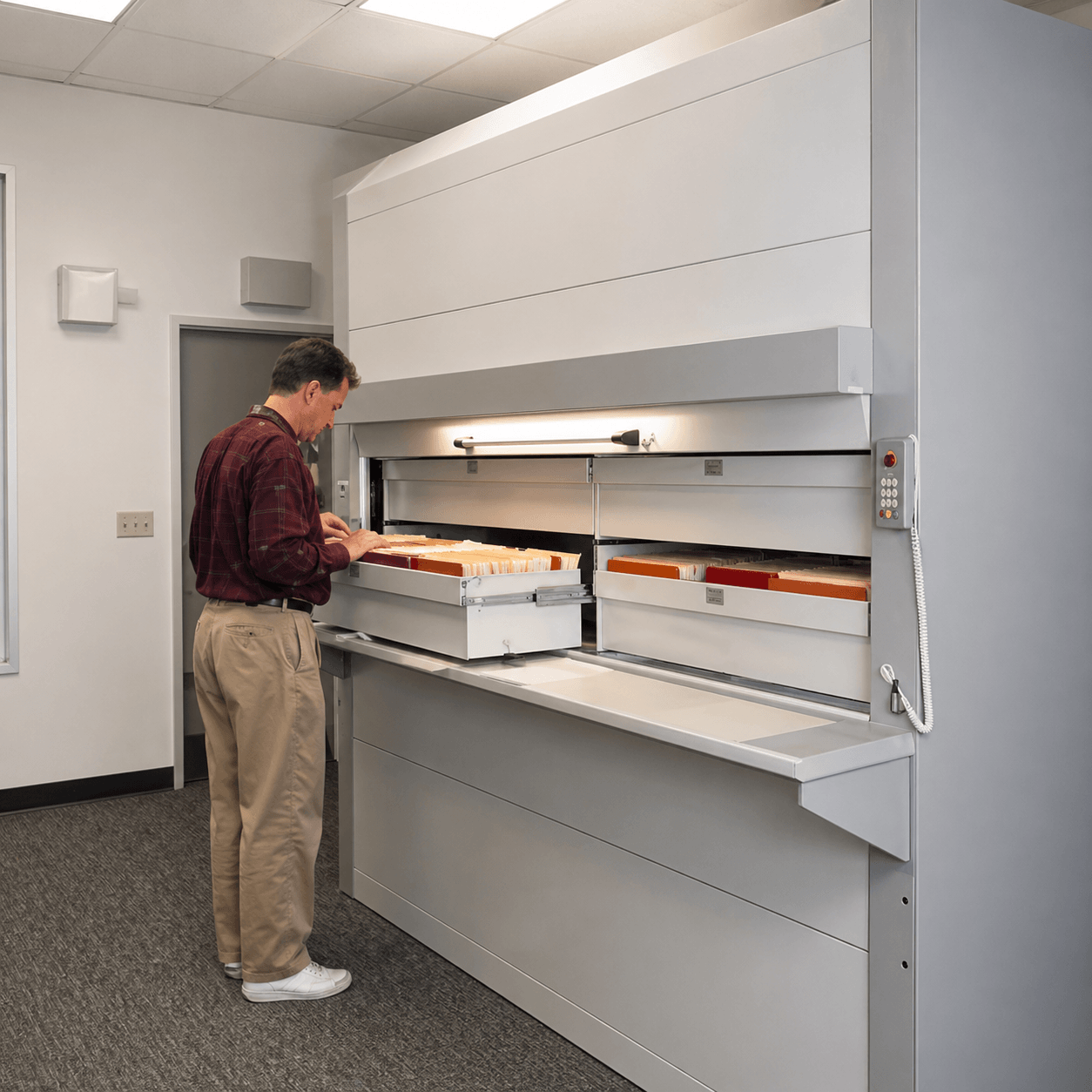 Kardex Lektriever Megamat 120 Wide 40 Level File Carousel