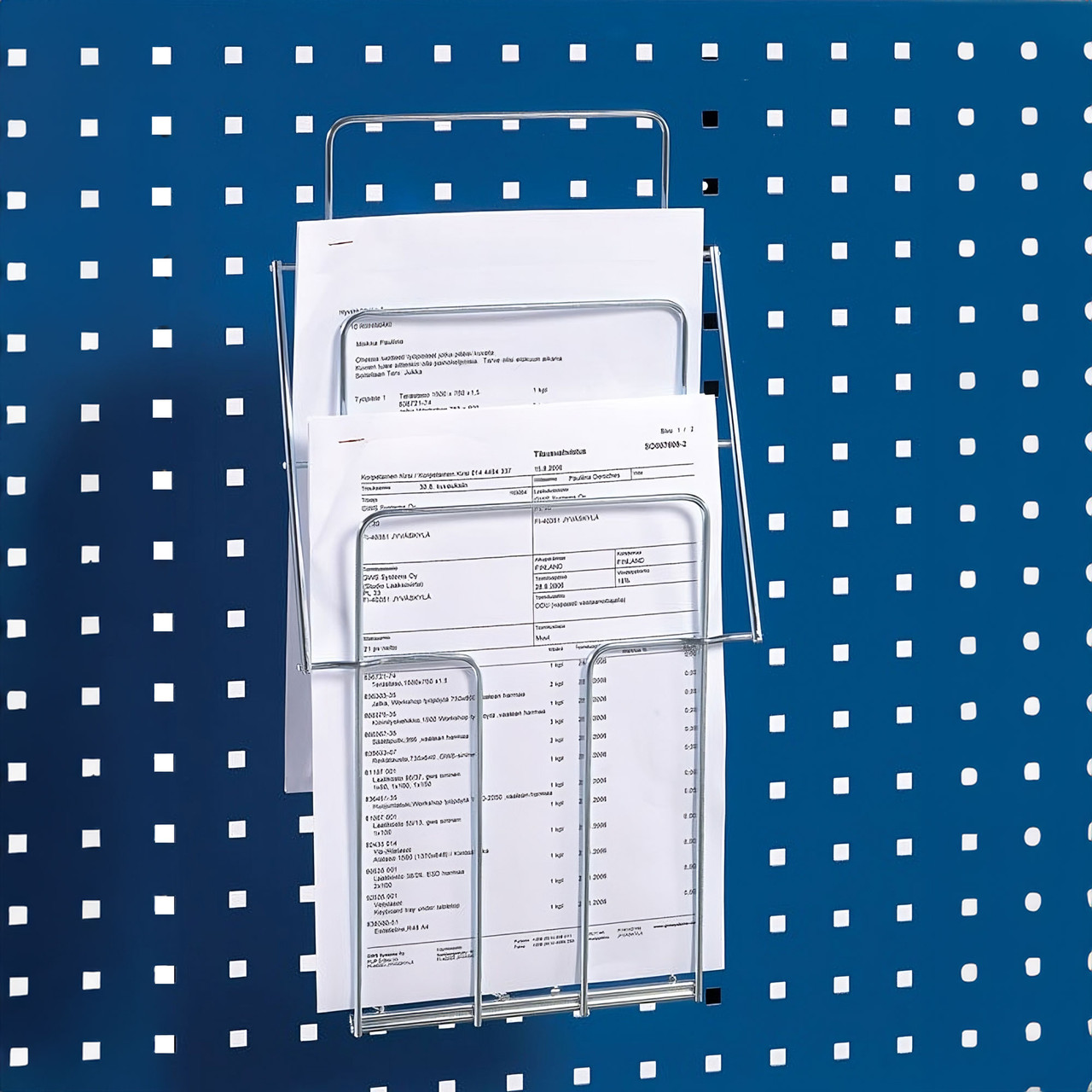 Pegboard Literature Holder