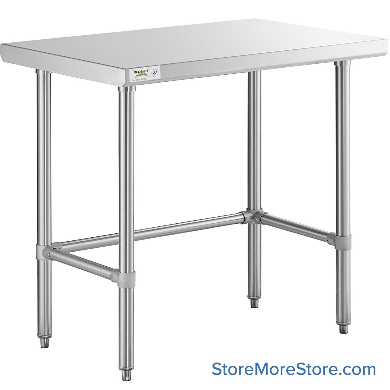 Stainless Steel Table 36''W x 24''D x 35.13''H - T2436STE