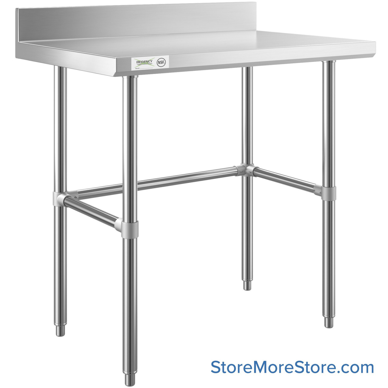 Stainless Steel Table 36''W x 30''D x 35.13''H - T3036STE-BS