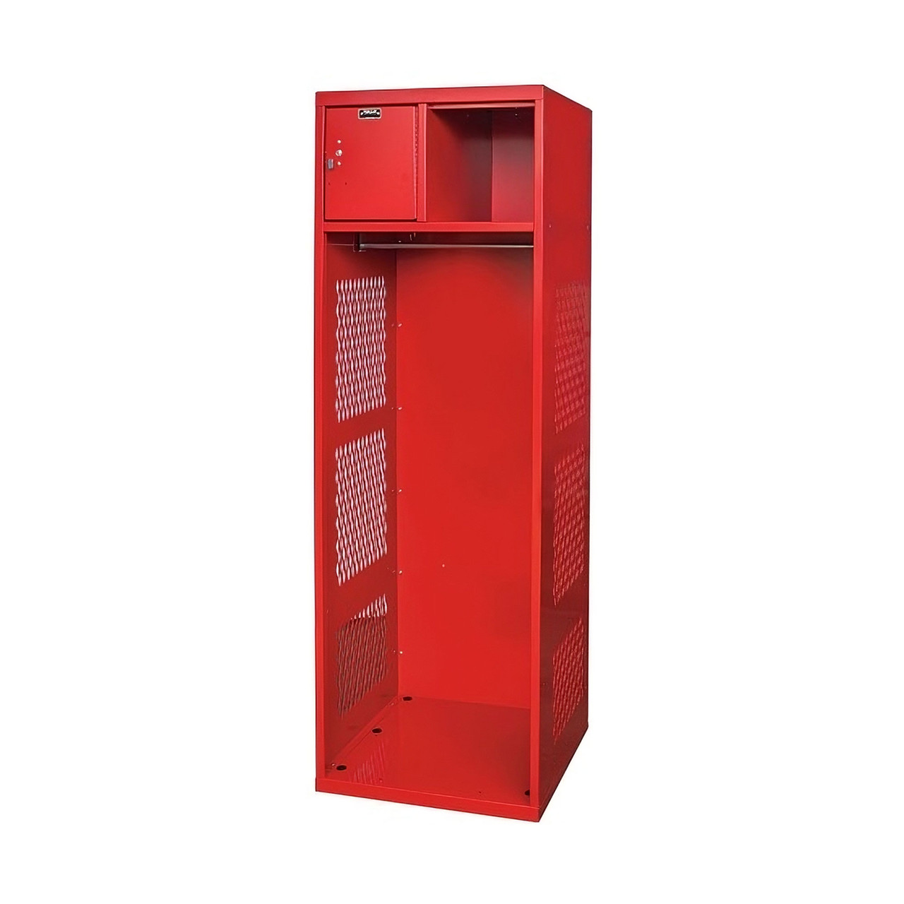 Red Firefighter Gear Locker for Station Equipment Storage - WSBN442-1C-RR