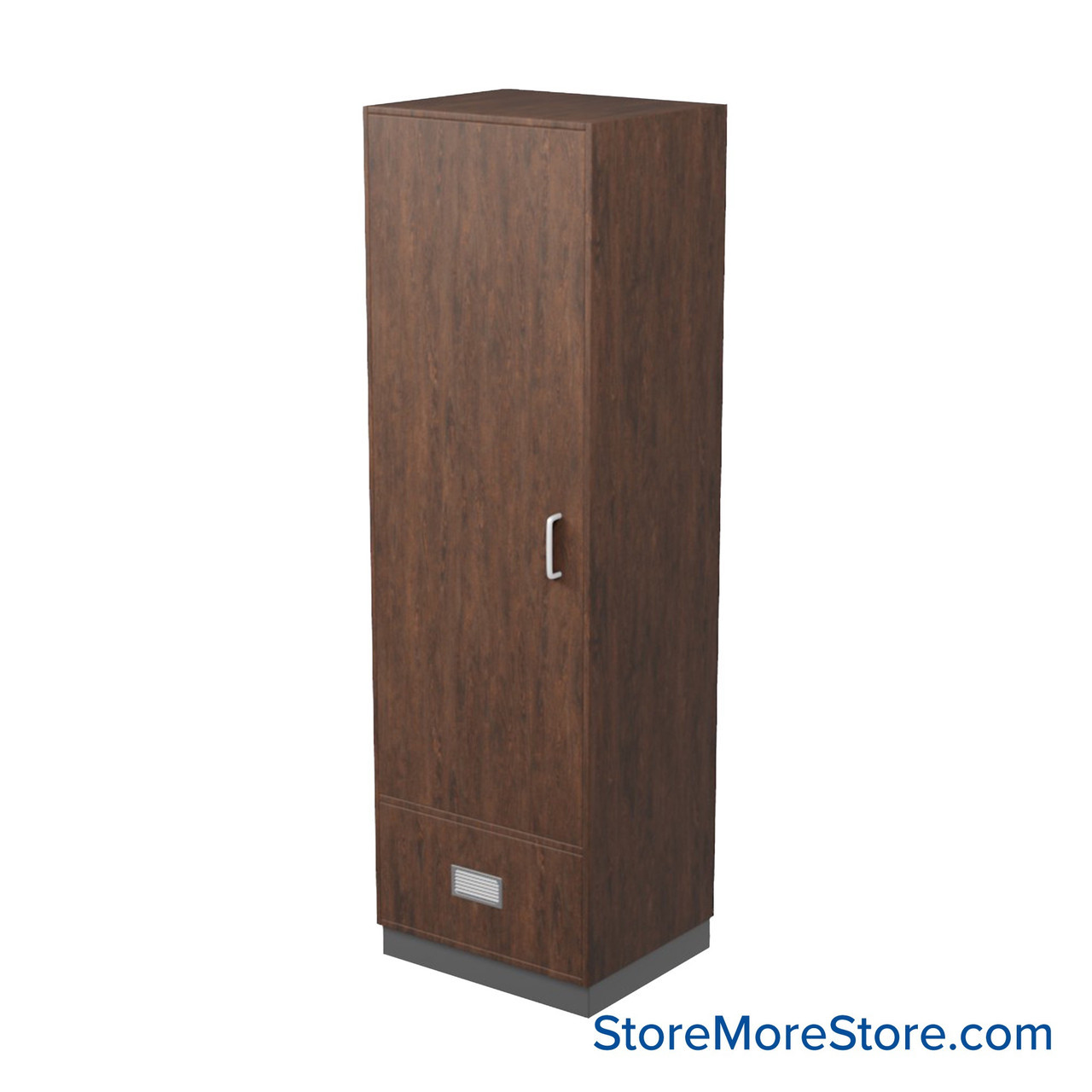 Sports Locker, 24'' W x 26'' D x 87'' H, Open Shelf, Left Hinged Locker Door