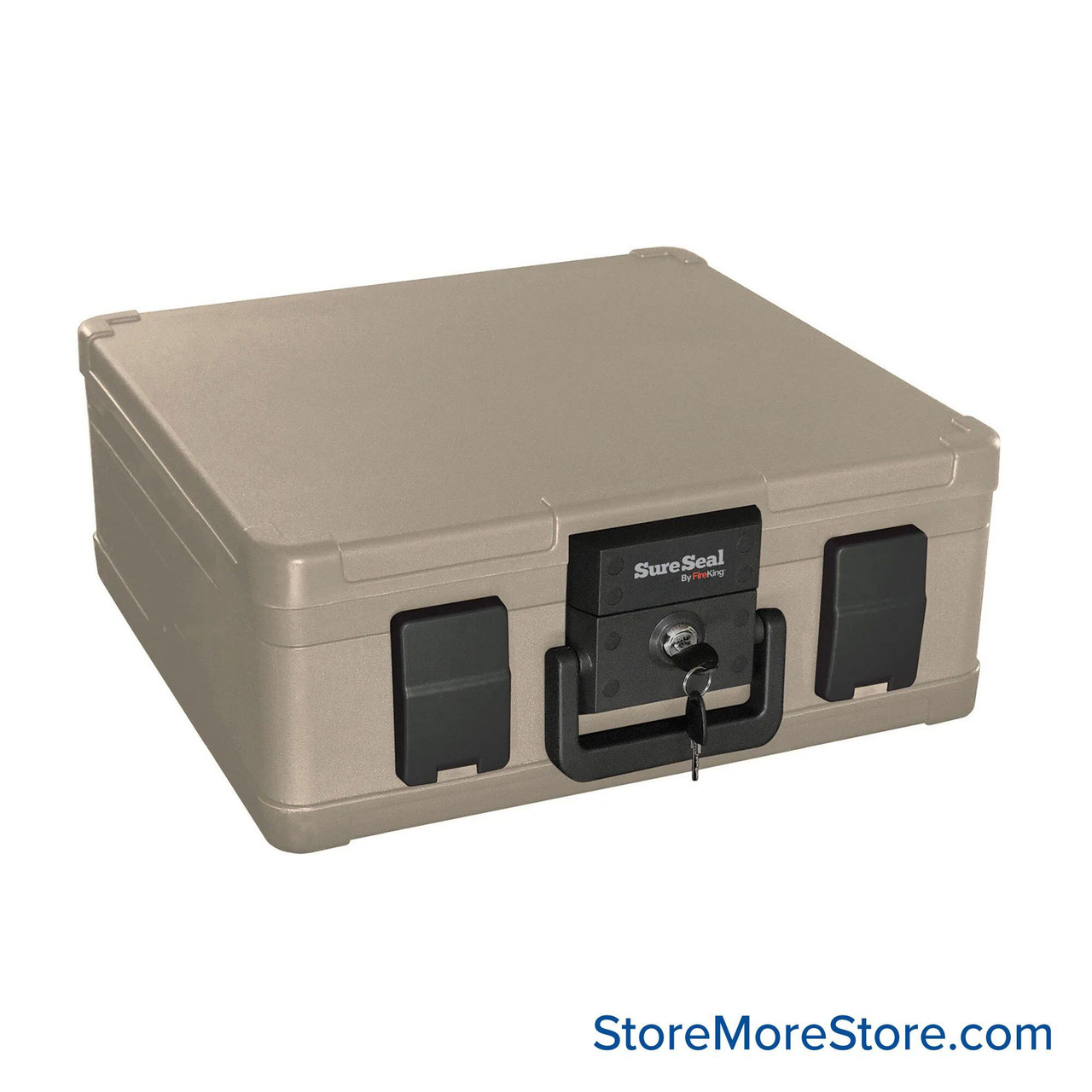 FireKing Fireproof Document Box, 16" W x 12.5" D x 6.5" H