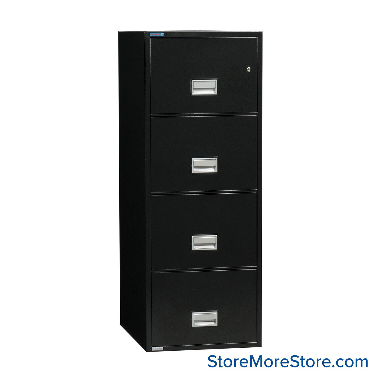Fireproof Vertical File Cabinet, 20" W x 31" D x 54" H, Legal Document Storage, 4 Drawers