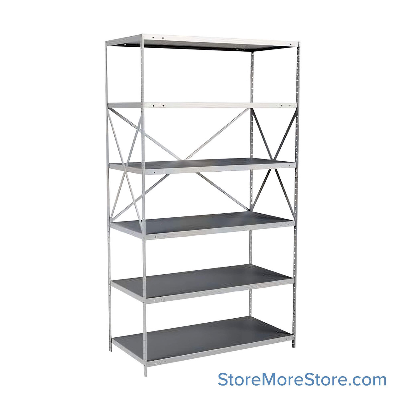 Industrial Shelving Units 48''W x 24''D x 87''H - 5711-24HG