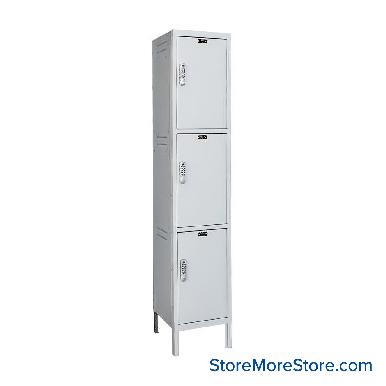 Charging Locker, 18'' W x 18'' D x 78'' H, 1 Column, 3 Tiers, Unassembled