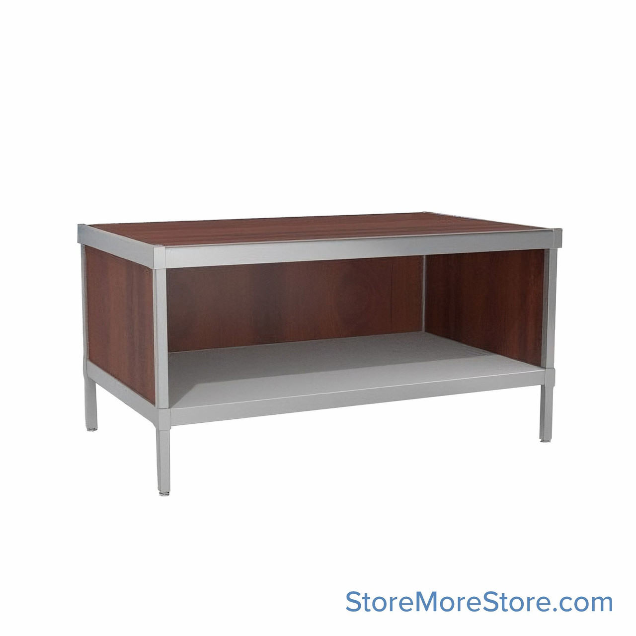 Mail Console, 36" W x 60" D x 30" H, Open Front, 21.875" Cabinet Height, Includes Adjustable Height
