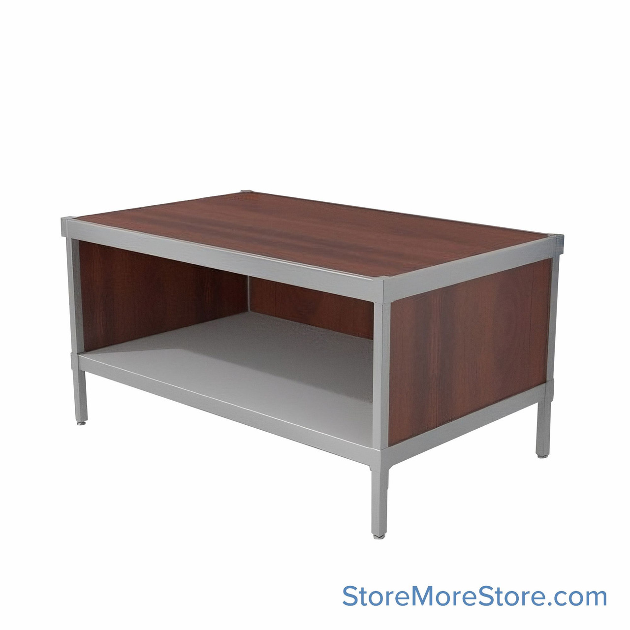 Mail Console, 36" W x 60" D x 30" H, Open Front, 15.875" Cabinet Height