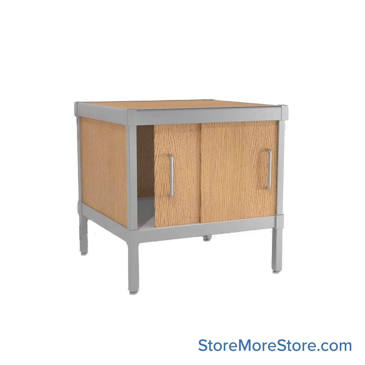 Mail Console, 25" W x 30" D x 36" H, Sliding Doors, 27.875" Cabinet Height, Includes Adjustable Height