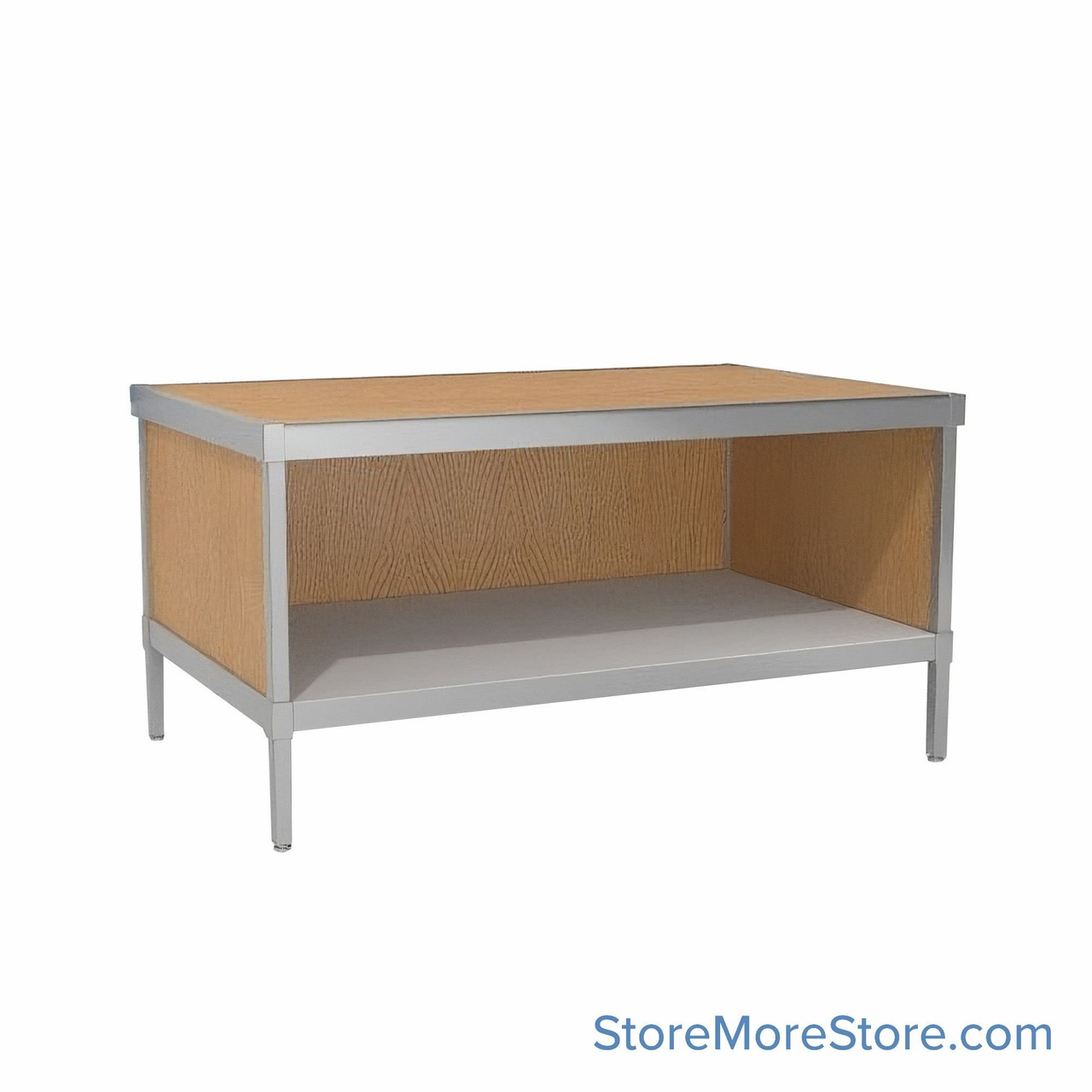 Mail Console, 25" W x 60" D x 36" H, Open Front, 27.875" Cabinet Height