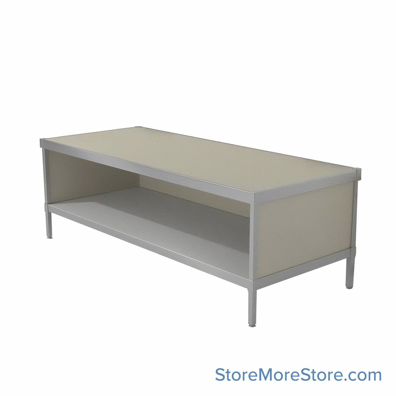 Mail Console, 30" W x 70" D x 36" H, Open Front, 27.875" Cabinet Height