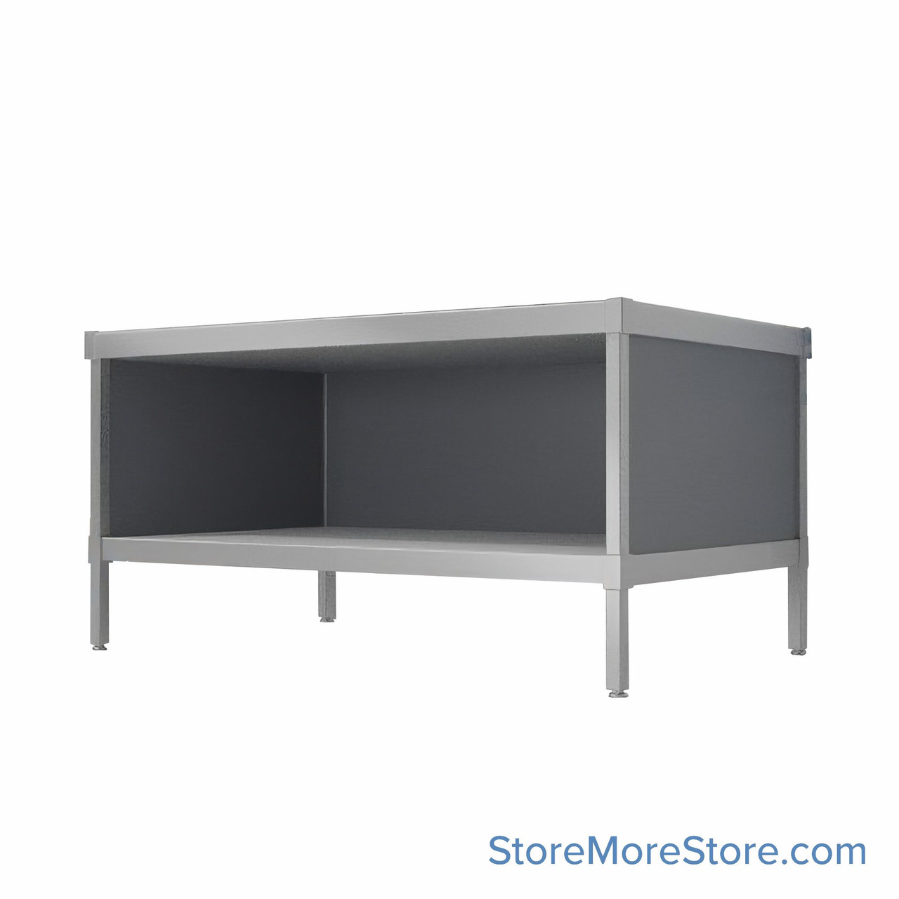 Mail Console, 36" W x 56" D x 36" H, Open Front, 27.875" Cabinet Height