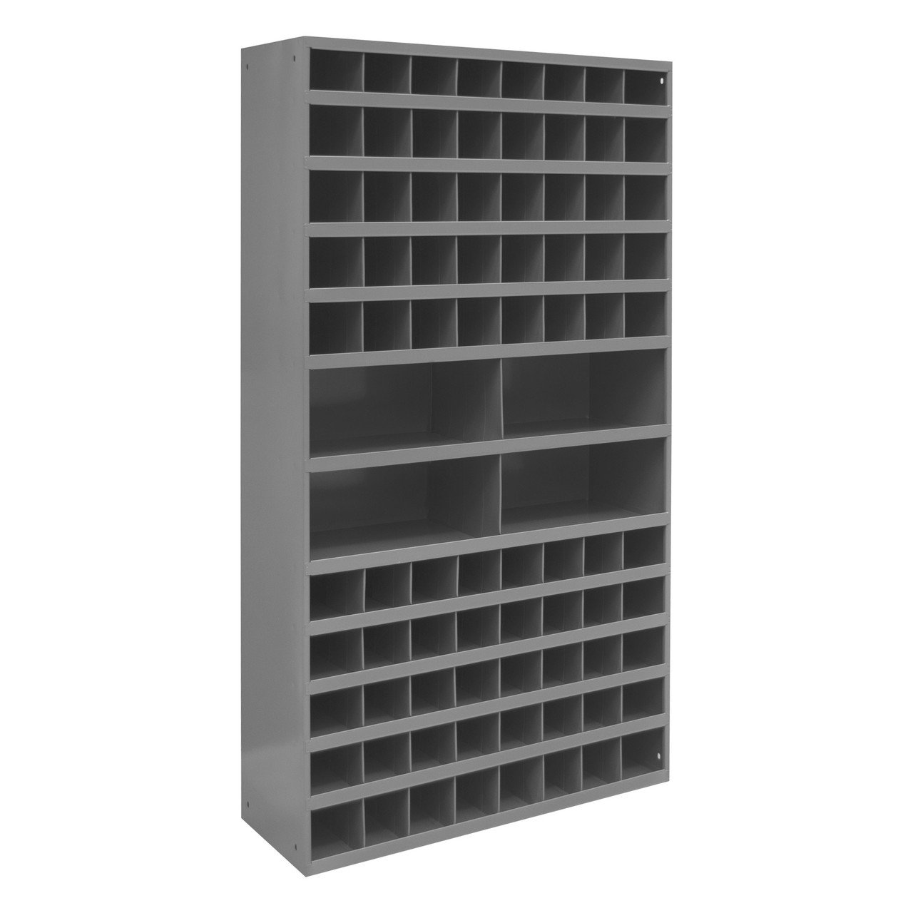 12 Inch Deep Tall Bin Shelving 33.81''W x 11.94''D x 64.5''H - 233.17