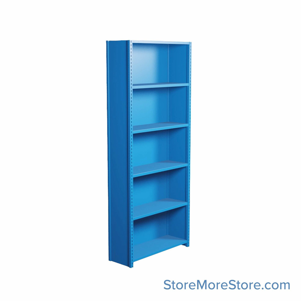 Industrial Shelving, 36" W x 12" D x 87" H, Closed Single Shelving Unit, 6 Shelves
