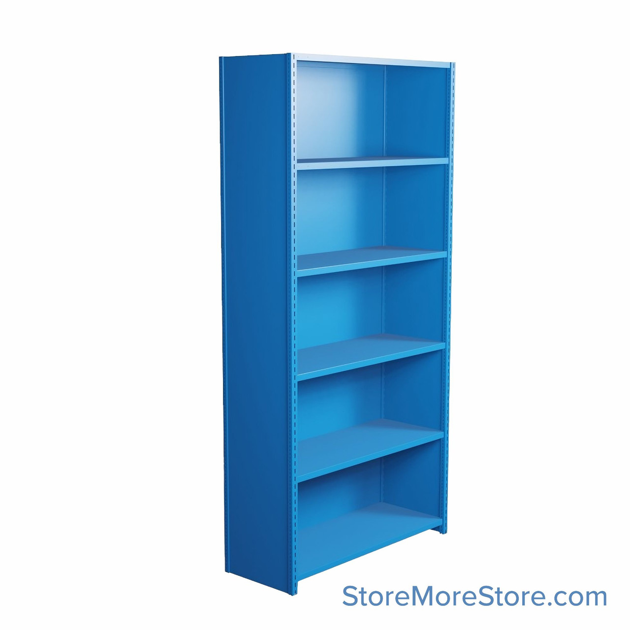 Industrial Shelving, 42" W x 24" D x 99" H, Closed Single Shelving Unit, 6 Shelves