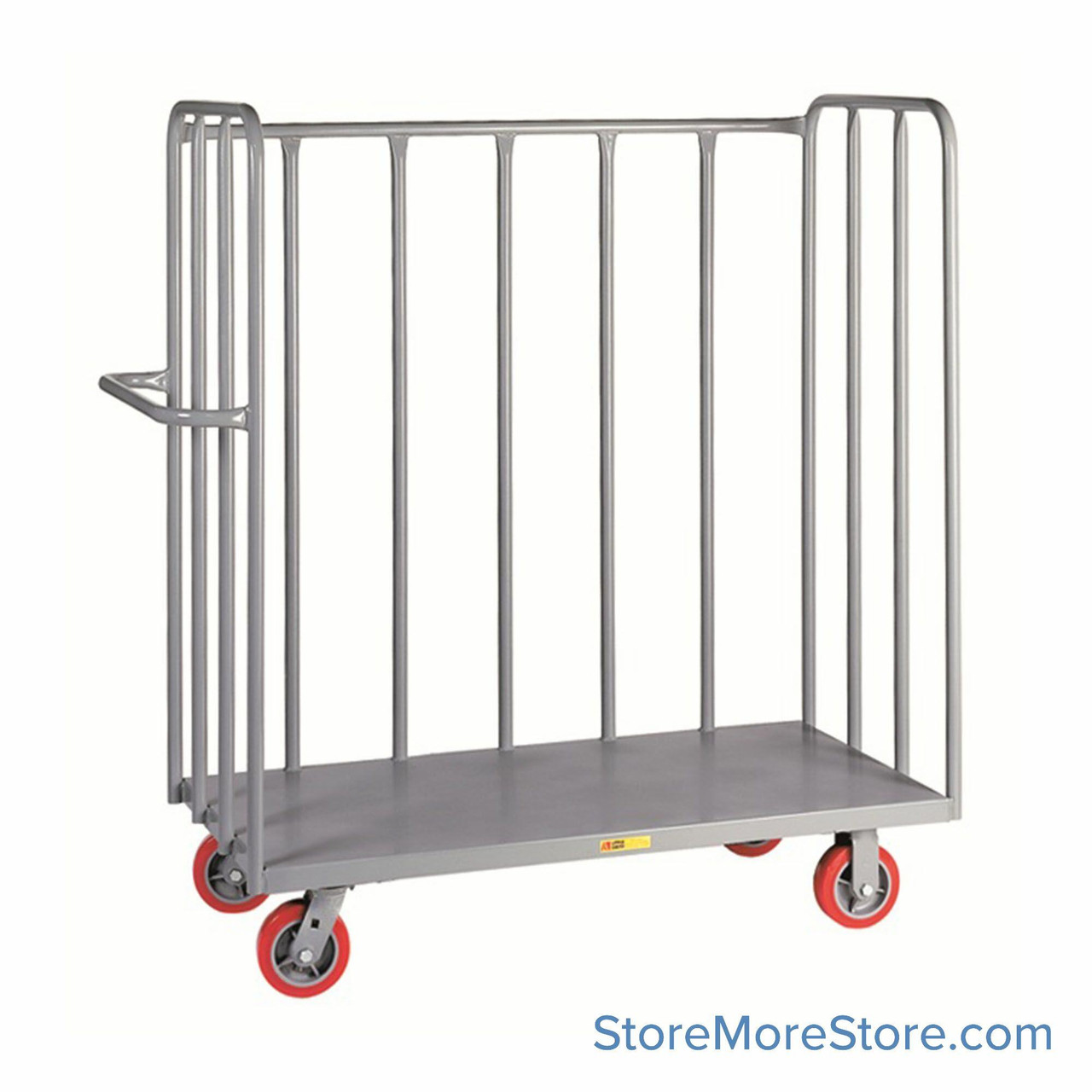 Package Cart, 36" W x 24" D x 57" H, Flush Edge