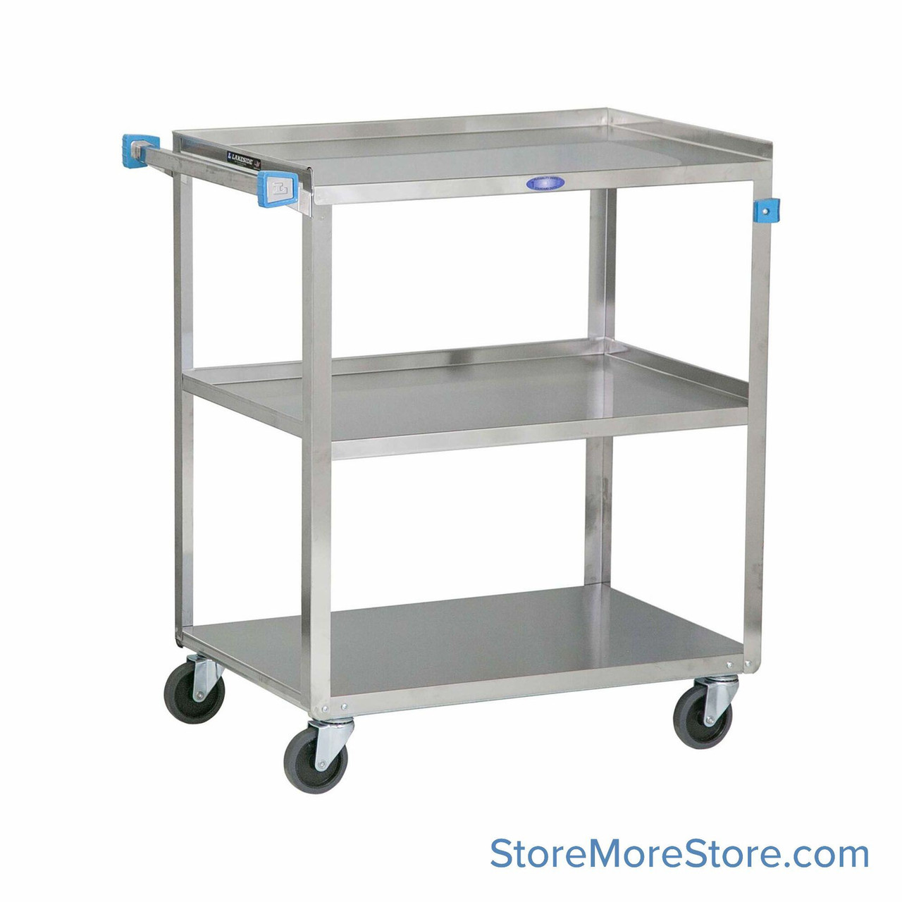Stainless Steel Medical Cart 35''W x 21''D x 37.75''H - 444