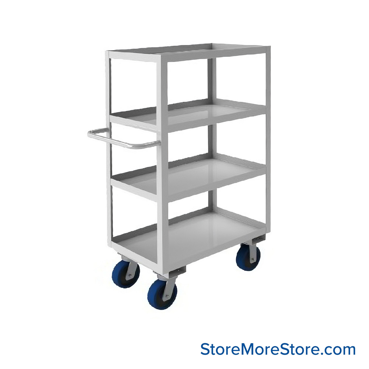 Stainless Steel Cart 30''W x 18''D x 53''H - SRSC1618304ALU6PU