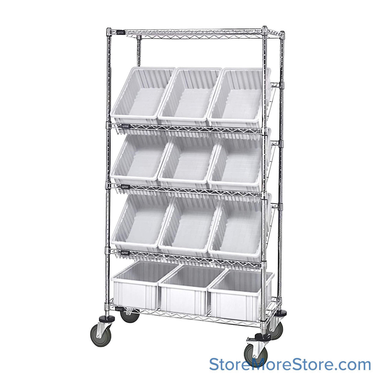 Angled Bin Storage, 36