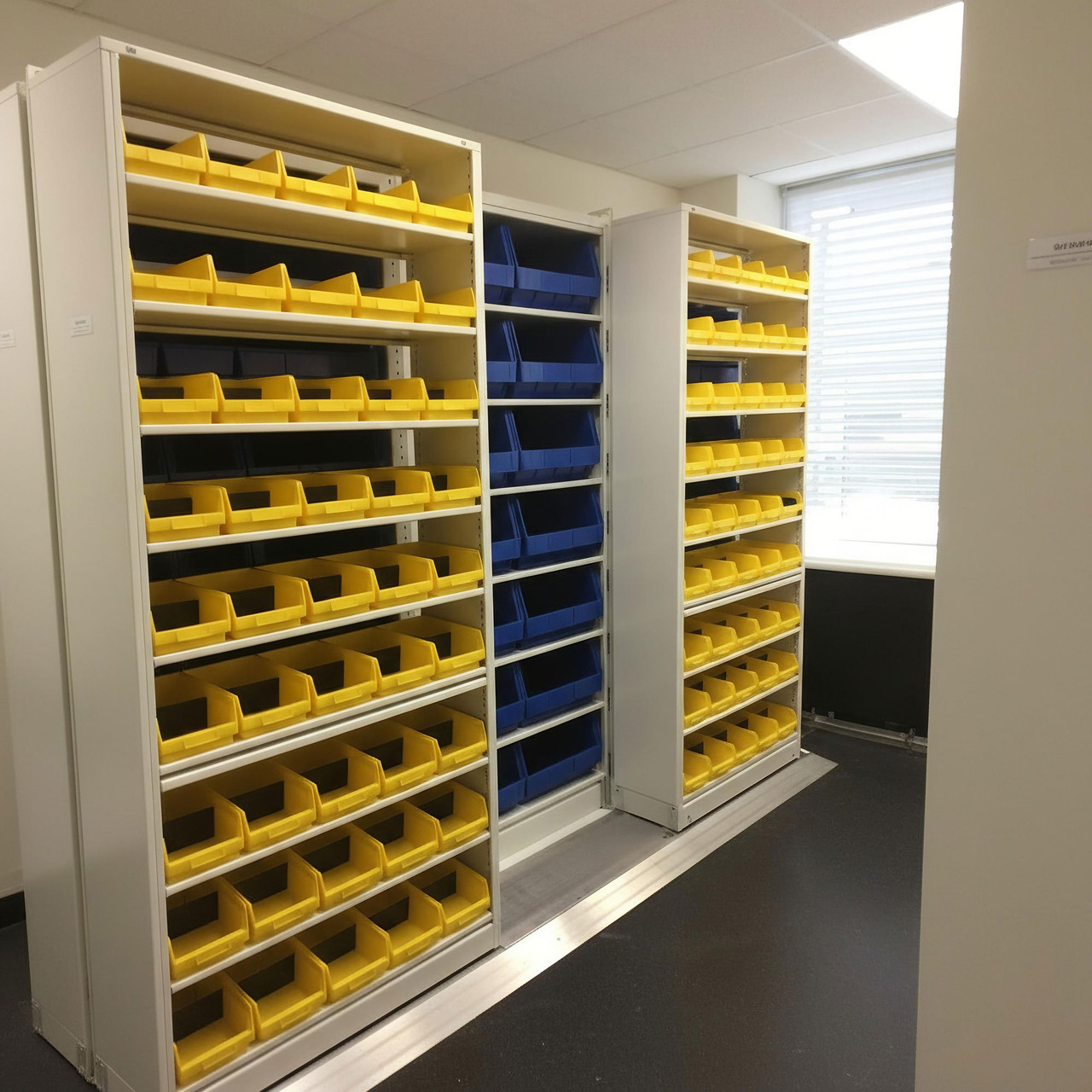Mobile Bin Rack, 76