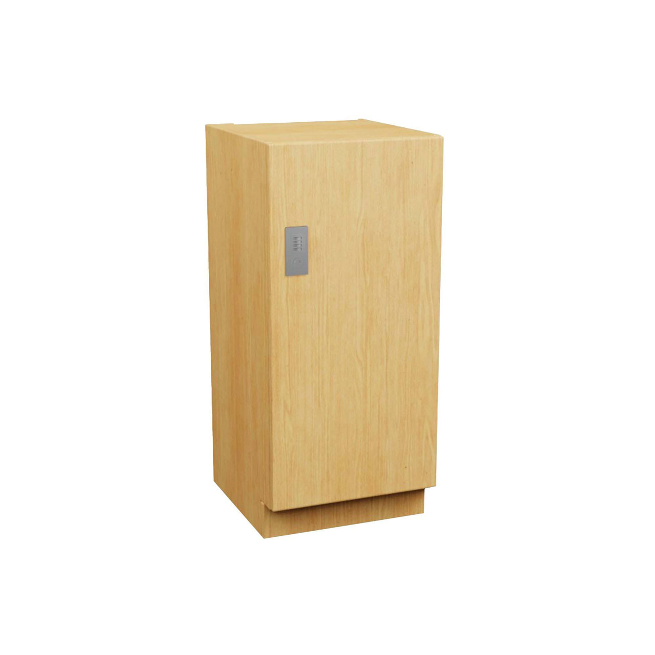 Plastic Laminate Lockers, 18" W x 20" D x 40" H, 18" Column Width, 1 Tier, Padlock Hasp