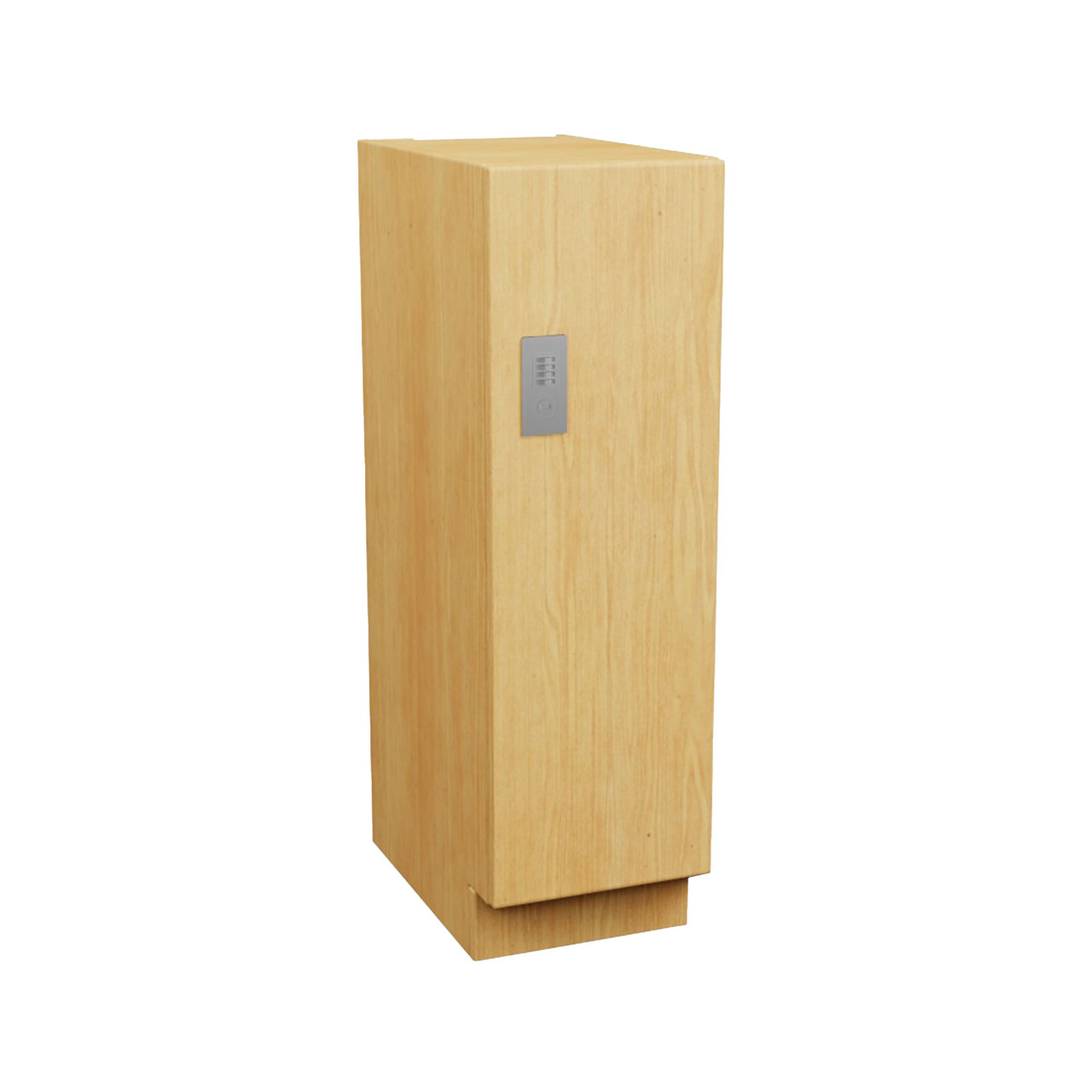 Plastic Laminate Lockers, 15" W x 20" D x 44" H, 15" Column Width, 1 Tier, Combination Lock
