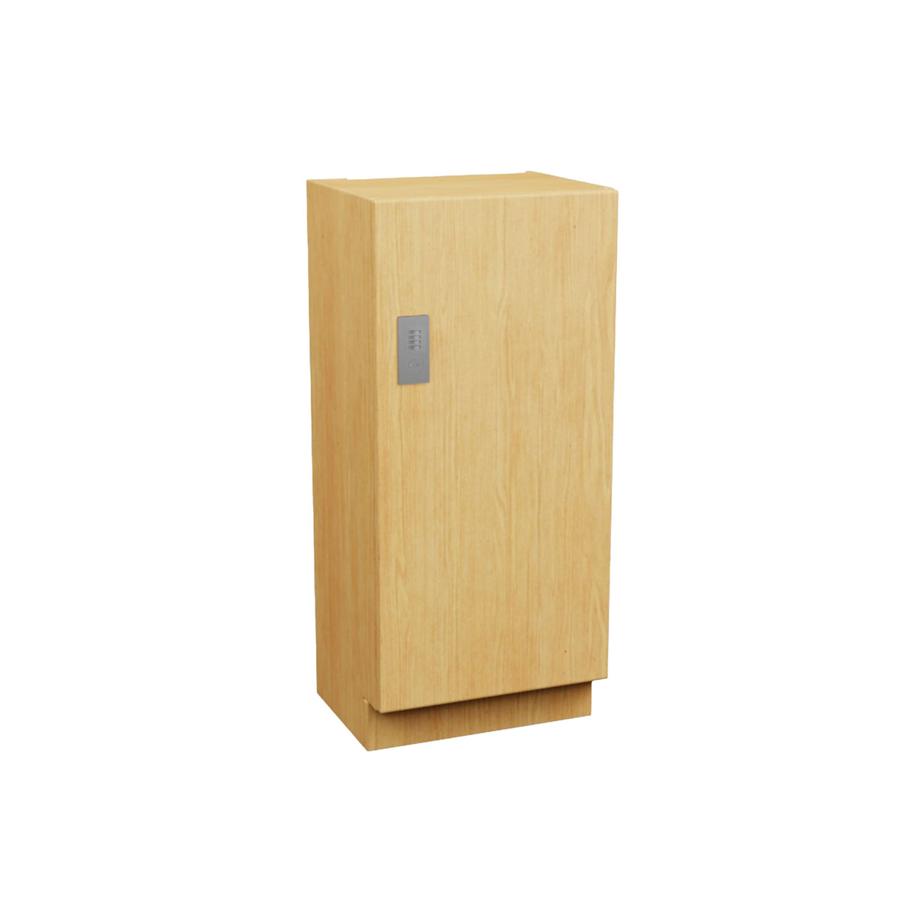 Plastic Laminate Lockers, 18" W x 18" D x 44" H, 18" Column Width, 1 Tier, Combination Lock