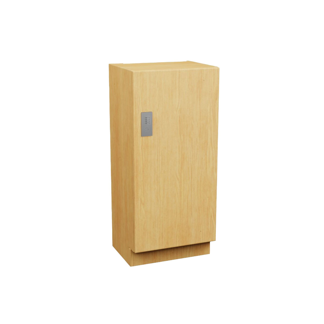 Plastic Laminate Lockers, 18" W x 24" D x 44" H, 24" Column Width, 1 Tier, Padlock Hasp
