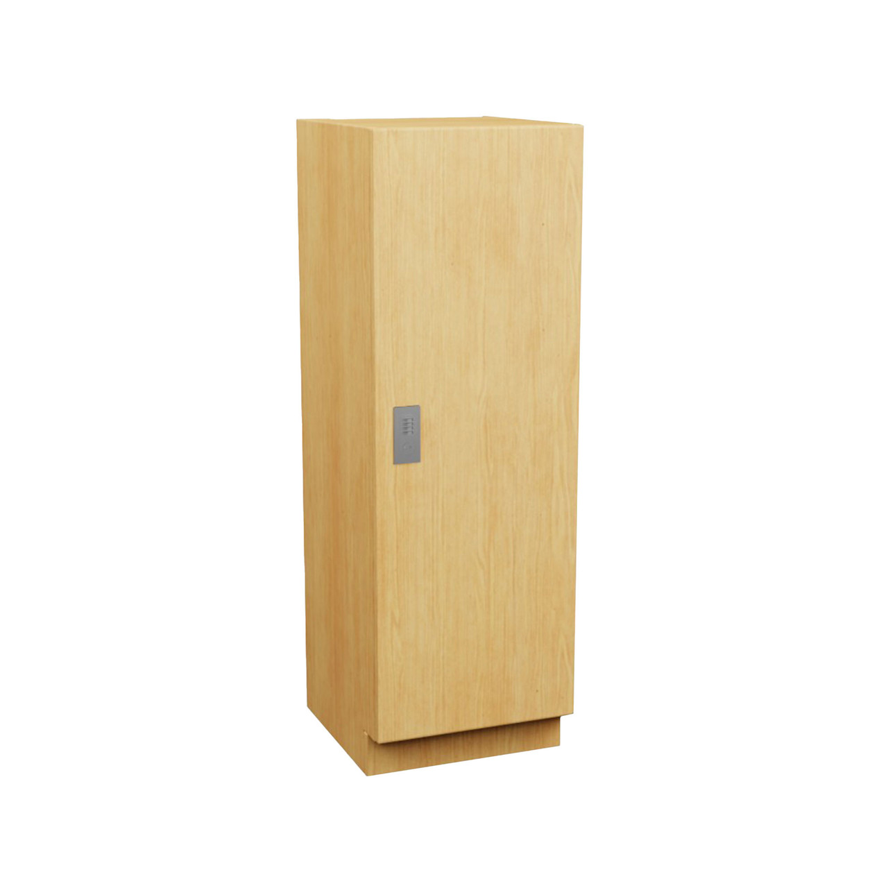 Plastic Laminate Lockers, 24" W x 18" D x 58" H, 18" Column Width, 1 Tier, Combination Lock