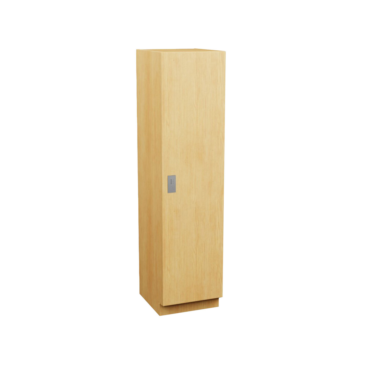 Plastic Laminate Lockers, 24" W x 20" D x 76" H, 24" Column Width, 1 Tier, Combination Lock