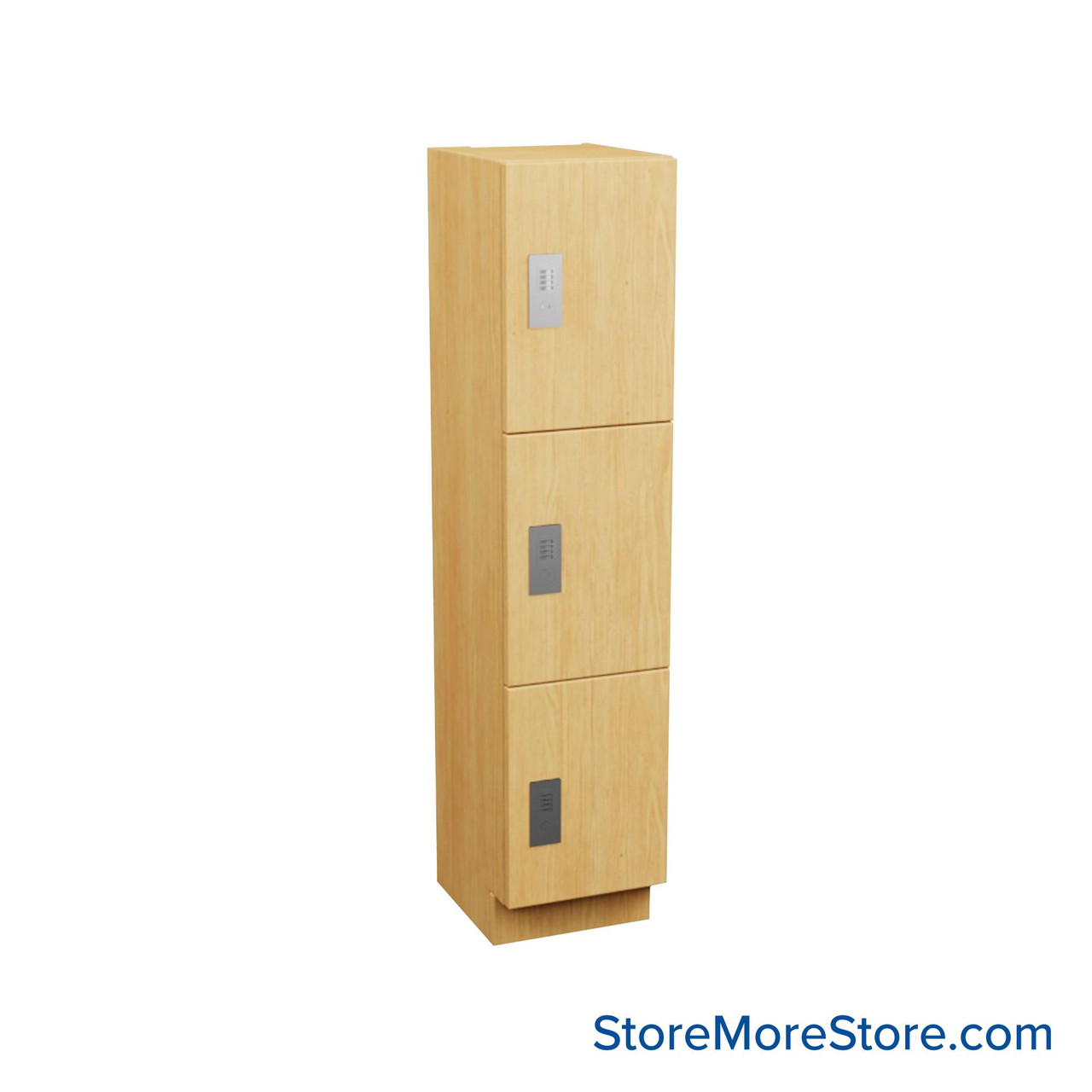 Multi-Compartment Lockers, 12" W x 15" D x 44" H, 12" Column Width, 3 Tiers, Combination Lock