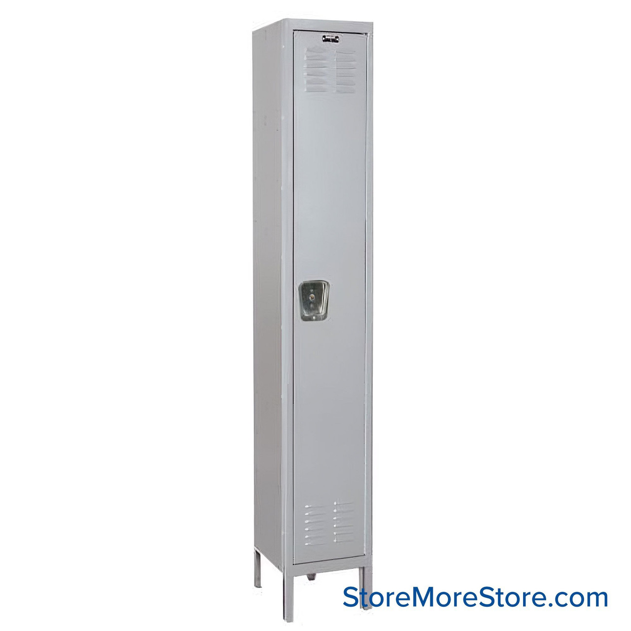 Medical Locker, 15'' W x 18'' D x 78'' H, 1 Locker, 1 Column, 1 Tier, Key Lock, Unassembled