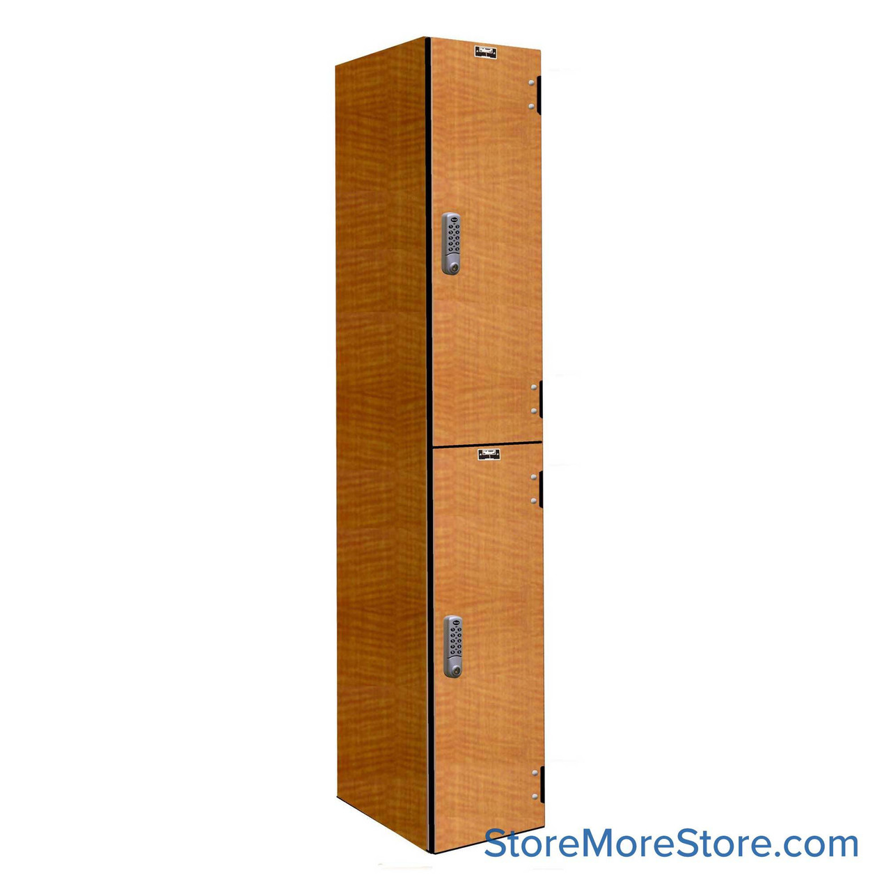 Phenolic Locker, 12" W x 18" D x 72" H, 2 Tiers, Digital Lock