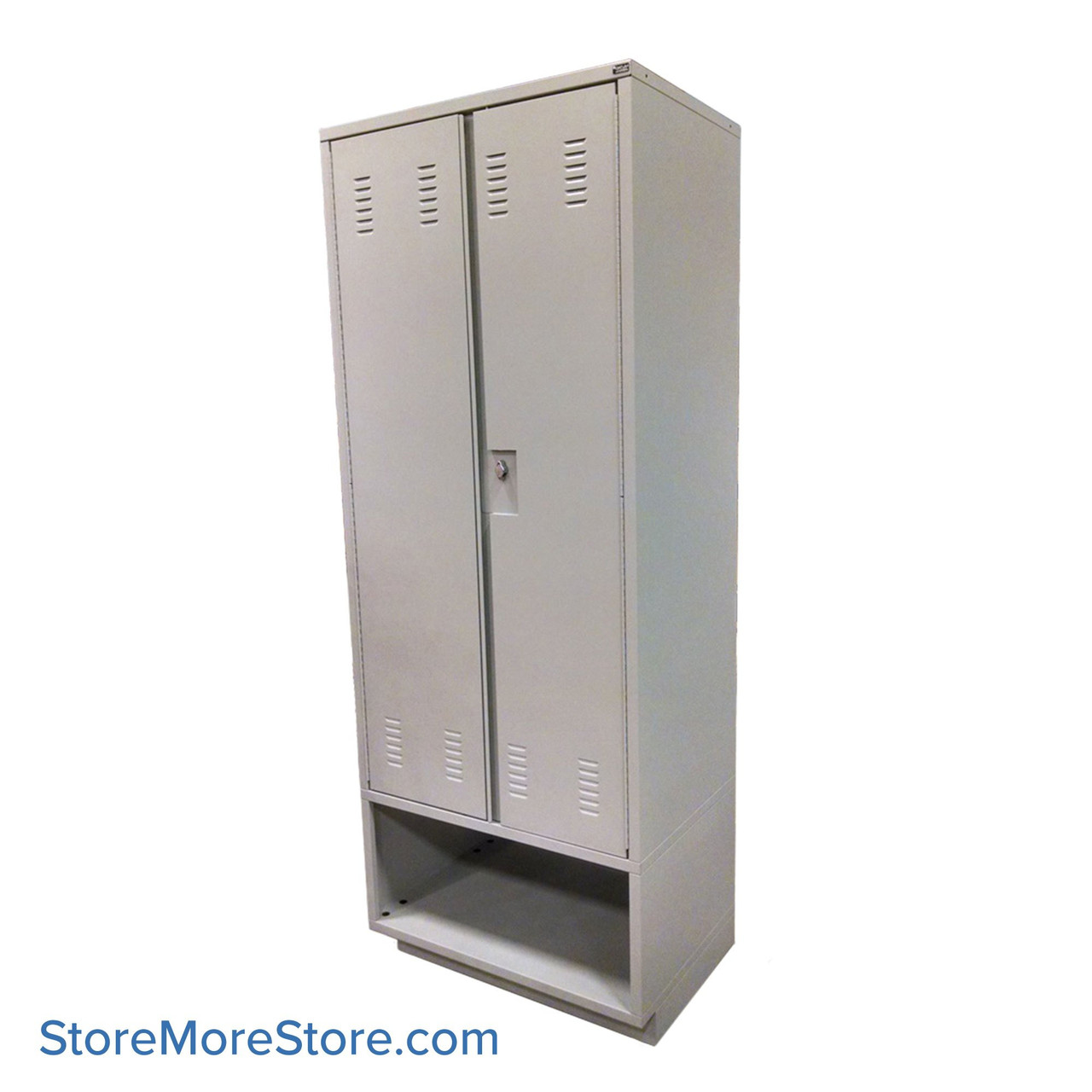 Welded Storage Locker 36''W x 24''D x 92''H - PCL-362492-RG16