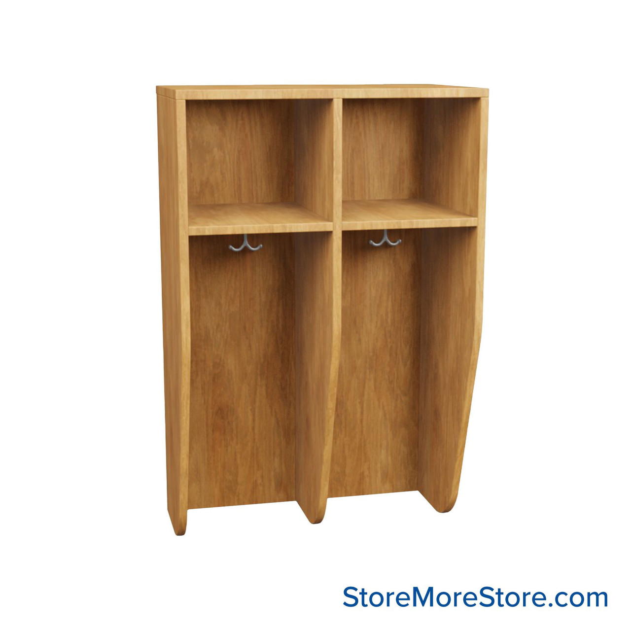 Wall Locker, 27" W x 16" D x 42" H, 2 Columns