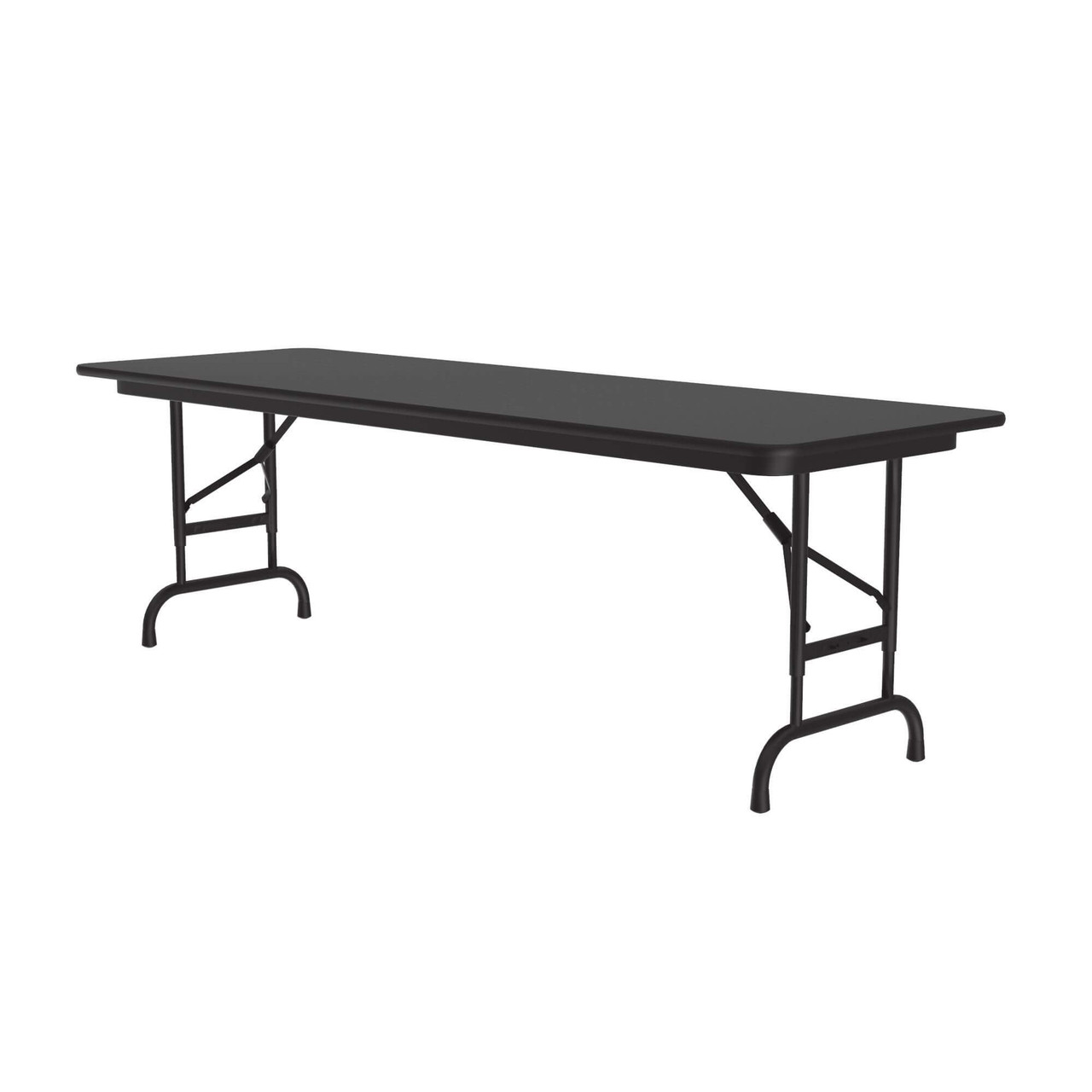 Adjustable Height Folding Tables, 60" W x 24" D