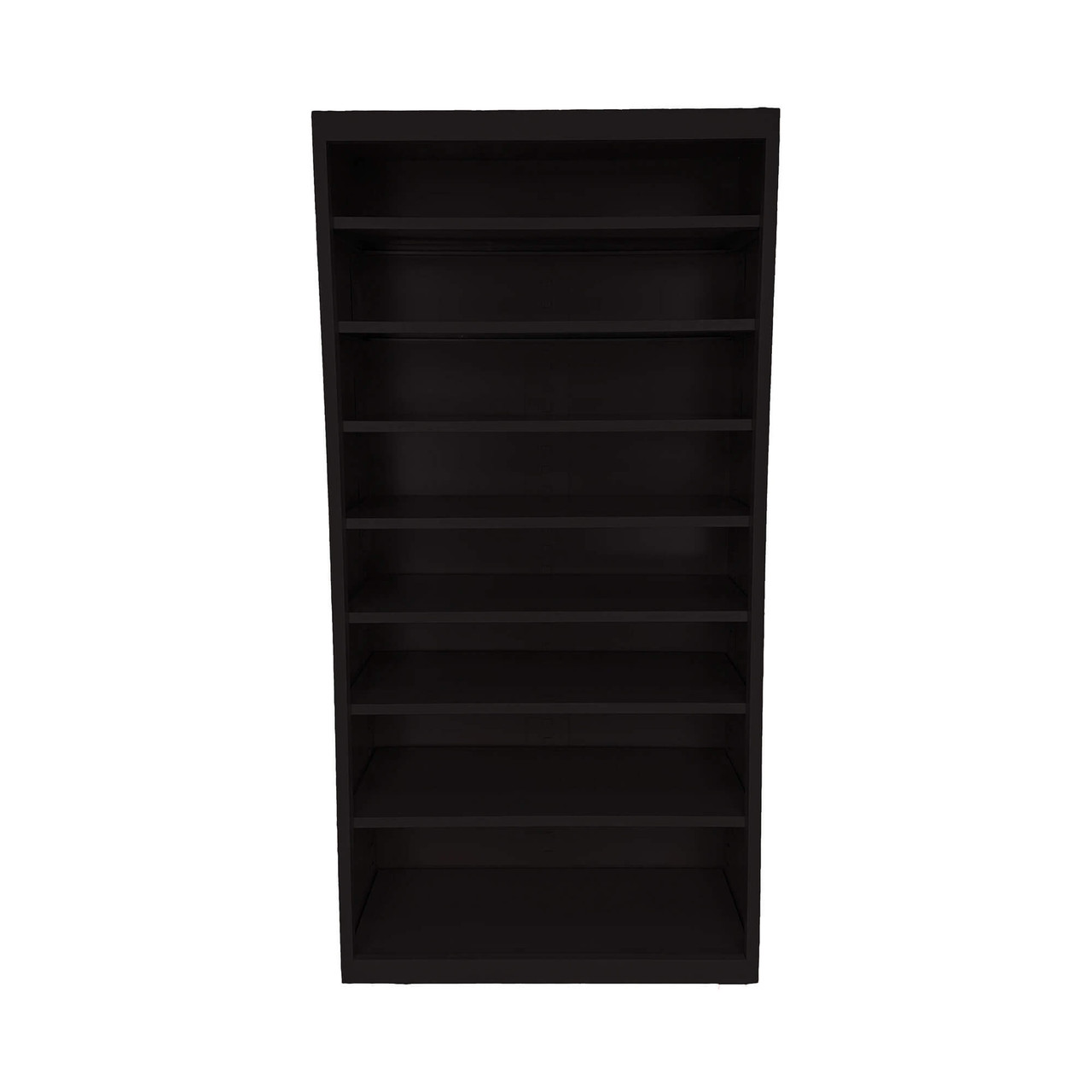 Steel Bookcases, 18" D x 72" H, 8 Levels, Without Casters