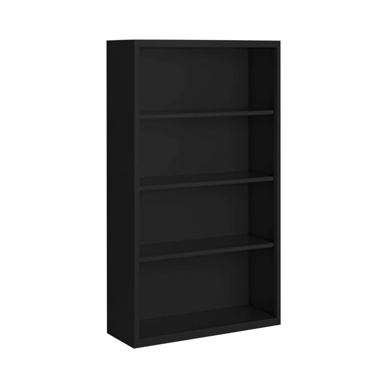 Steel Bookcases, 18" D x 60" H, 4 Levels, Without Casters
