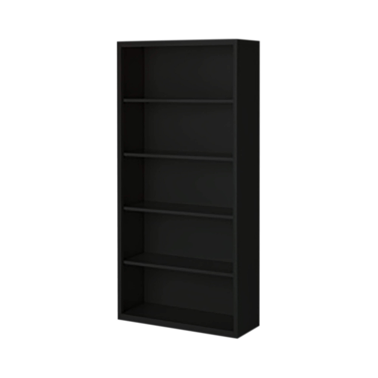 Steel Bookcases, 18" D x 72" H, 5 Levels, Without Casters