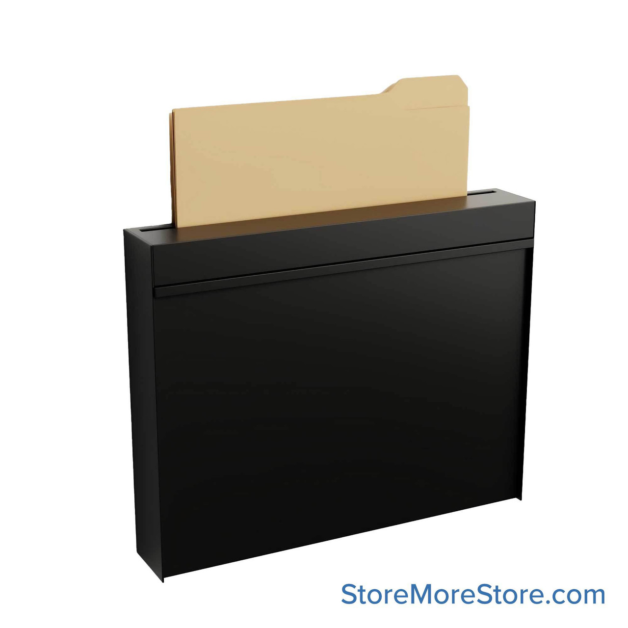 Wall Mounted Folding Cabinets, 20" W x 3.5" D x 16.5" H, Standard, Self Closing with Chart Holder, No Lock