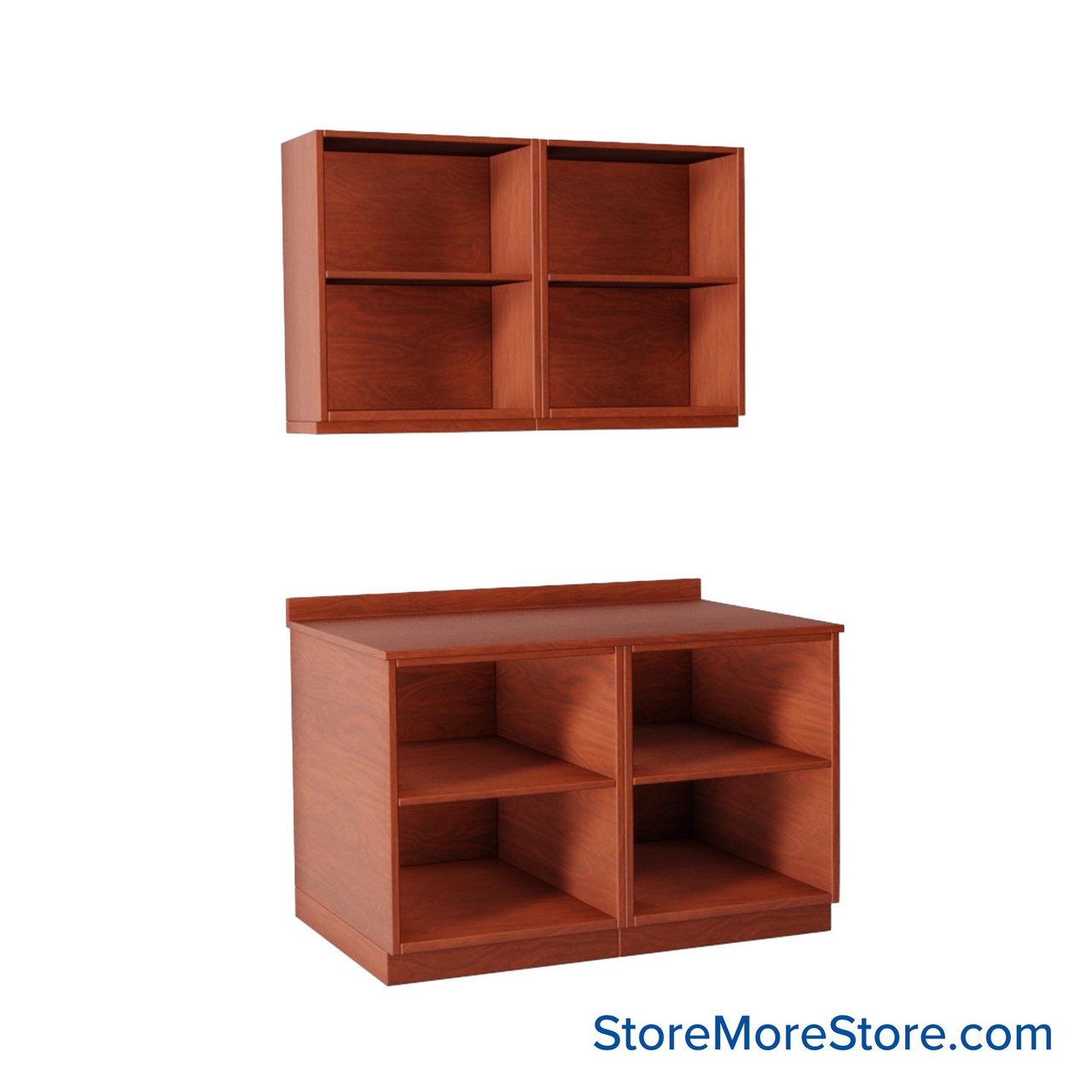 Workroom Cabinets, 48" W x 30" D x 30" H, Open Wall Cabinets