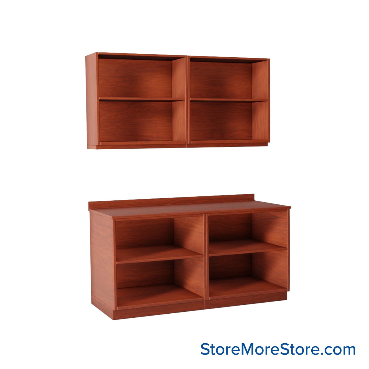 Workroom Cabinets, 60" W x 24" D x 30" H, Open Wall Cabinets