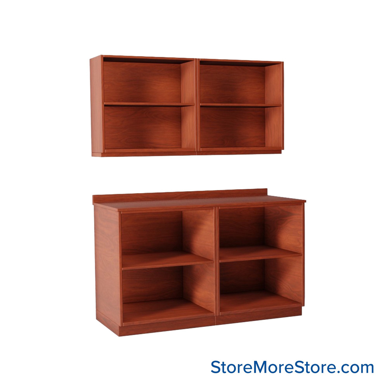 Workroom Cabinets, 60" W x 24" D x 36" H, Open Wall Cabinets