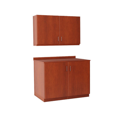 Workroom Cabinets, 96" W x 30" D x 36" H, Closed Wall Cabinets