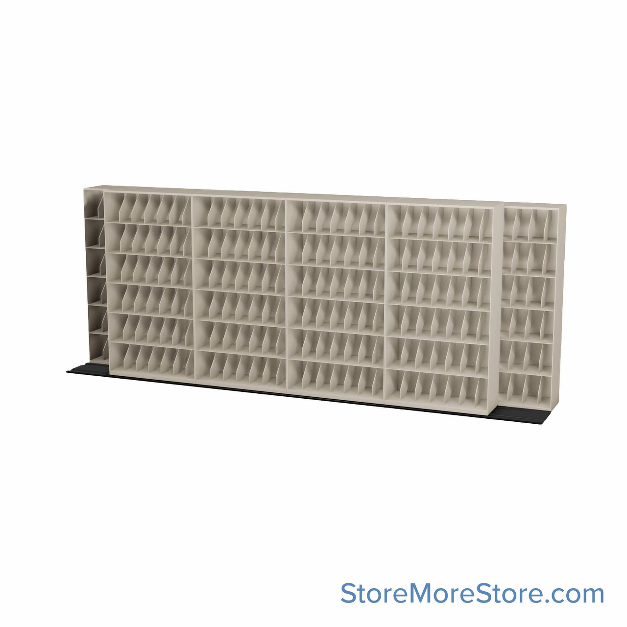 Mobile File Storage, 244" W x 40.5" D x 88.5" H, X-Ray Documents